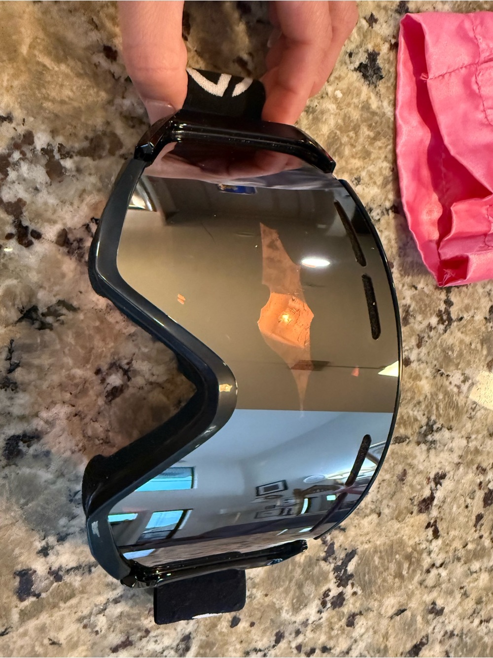 Black Mirrored snow Goggle Lens - Universal Fit